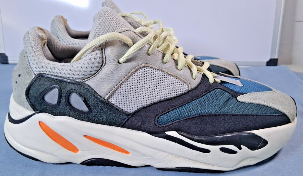 Adidas Yeezy Boost 700 Wave Runner Men’s Sz 10.5 Solid Grey Suede Mesh B75571 OG